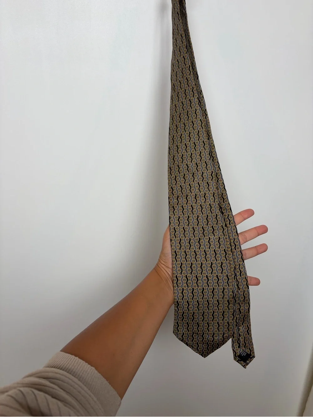 Paolo Gucci Silk Equestrian Tie
